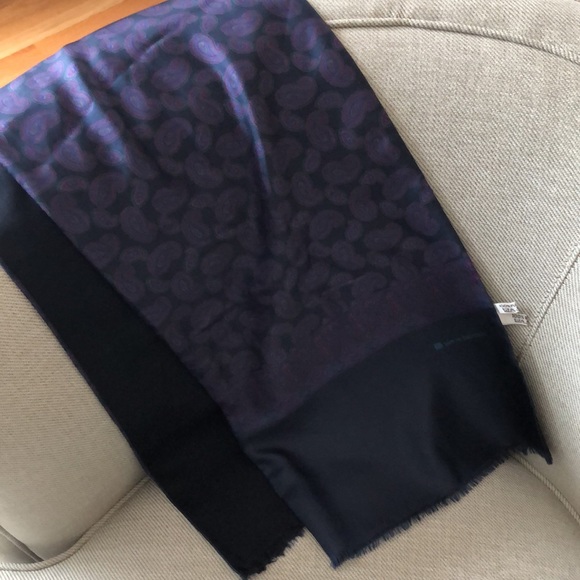 Authentic Vintage Gorgeous Pierre Balmain silk/wool scarf made Italy - Picture 1 of 12